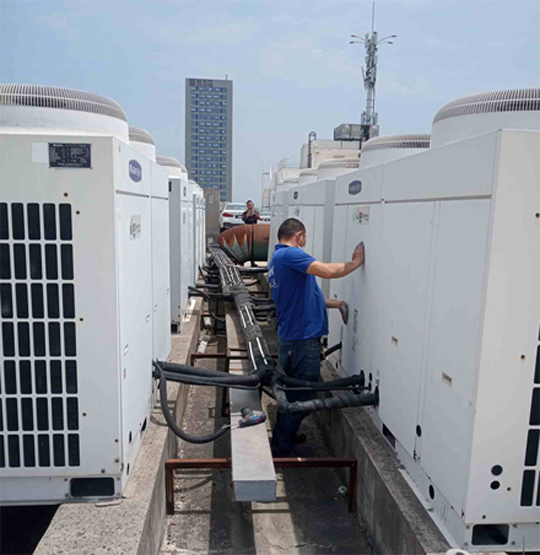 东丰中央空调制热和不制冷系统维修方法